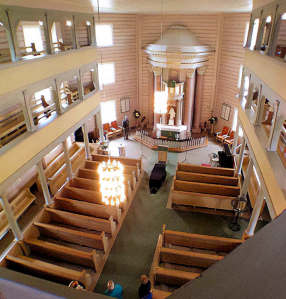 Åmodt Church Interior
