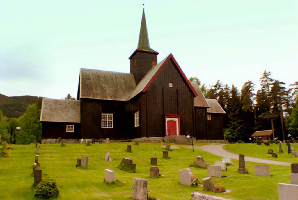 Nordsinni Church, North Land Kommune, Oppland Fylke, Norway