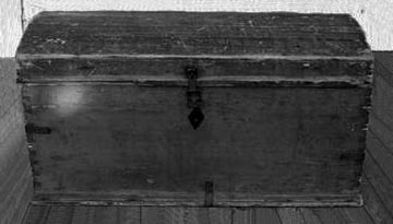 Antique Norwegian immigrant trunk